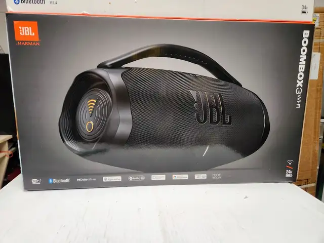 JBL Boombox 3 Bluethooth/Wifi Brand New SEALED