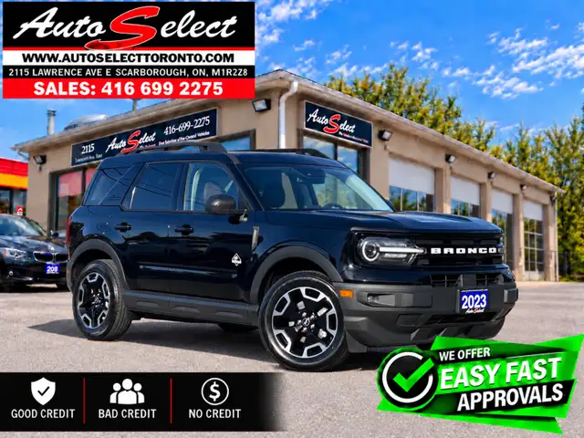 2023 Ford Bronco Sport Outer Banks AWD - Sunroof - Apple Carp...