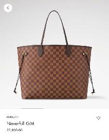 Brand new never used Louis Vuitton Neverfull GM