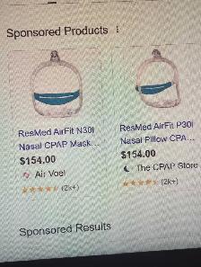ResMed AirFit N30i CPAP mask - Photo 2