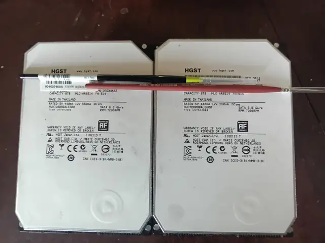 Multiple 8tb drives for sale. Used condition.