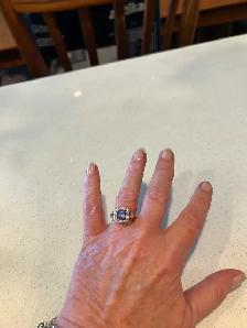 Tanzanite and Diamond Ring 14k gold - Photo 2