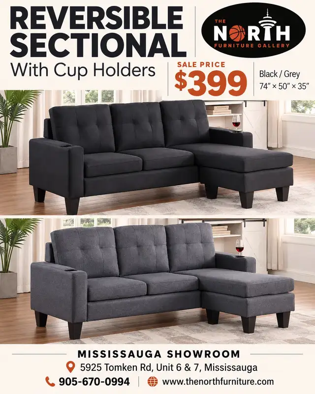 Reversible sectional Sofa on sale ‼️‼️