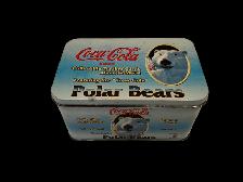 Coca-Cola Polar Bears Metal Trading Card Tin - Photo 3