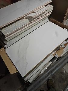 Ecoceramic white porcelain tiles - Photo 2