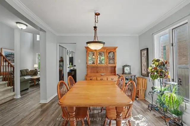 Classic Solid Wood Dining Set with Matching Hutch