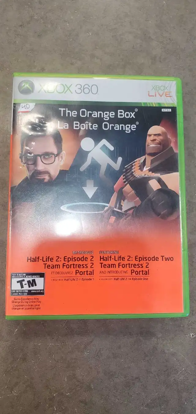 Valve The Orange Box Xbox 360