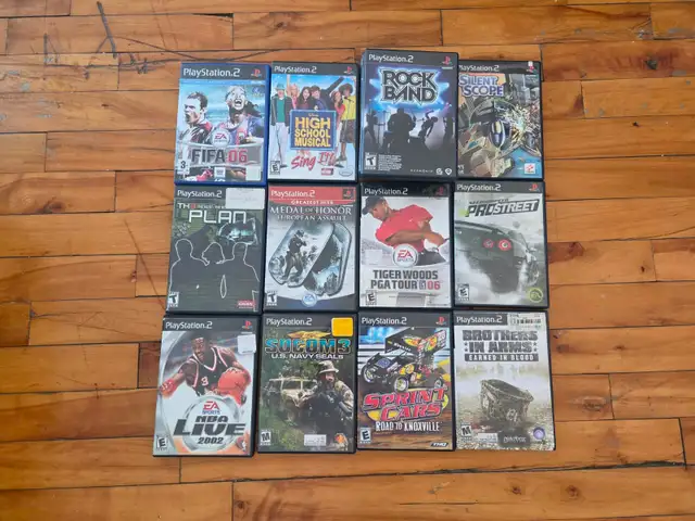 Lot 16 x Sony Playstation PS2 Video Games