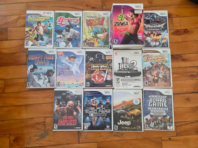 Lot x 14 Nintendo Wii Video Games