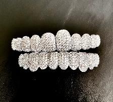 Iced Out Grillz Set (Hip Hop Bling)
