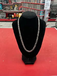 Chaîne collier homme en argent — Maille Gourmette