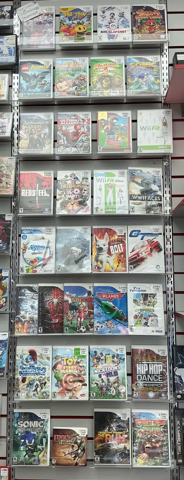 Lot de jeux Nintendo Wii — Grand choix de titres disponibles