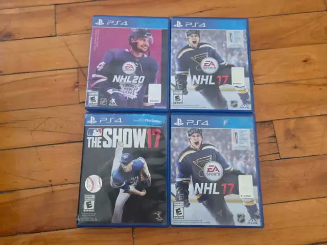 Lot 4 x Sony Playstation 4 Video Games