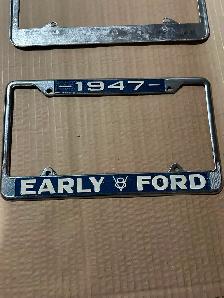 Vintage ford license plate holders - Photo 3