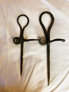 2 Antique miner’s candlesticks - Photo 3