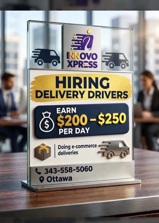 Hiring Delivery Driver
