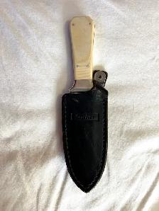 Vintage "Ka-bar boot knife" with leather sheath - Photo 3