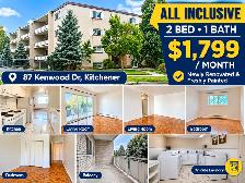 Balconies Spacious 2-Beds Apt in Rosemount $1799 All-Inclusive