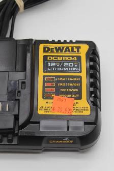 DeWalt DCB1104 12V/20V MAX 4 Amp Battery Charger (#7991) - Photo 4