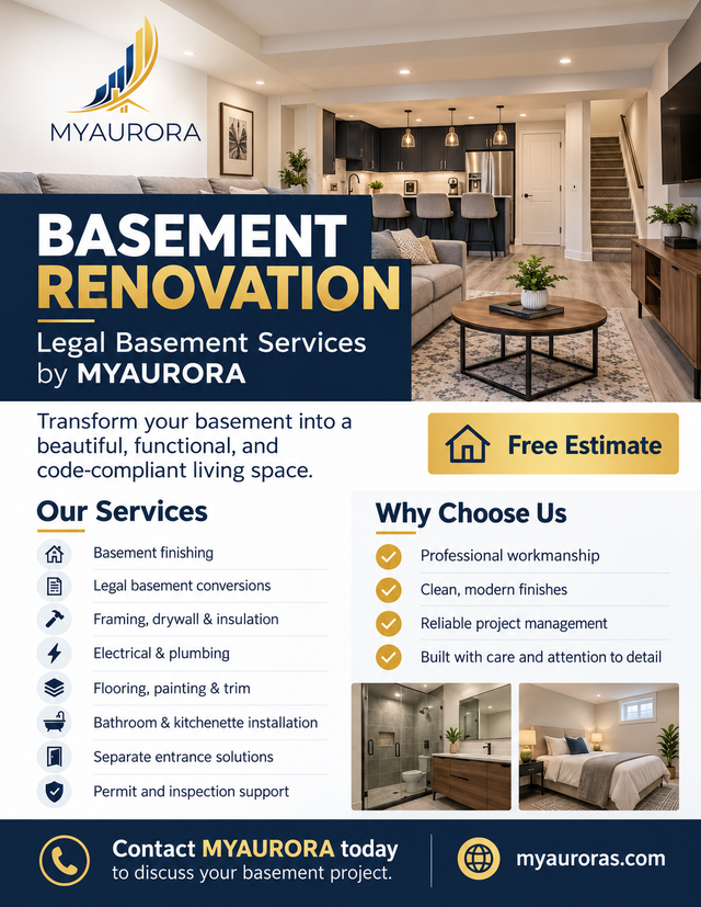 Basement Renovations | Legal Basement | FREE Estimate