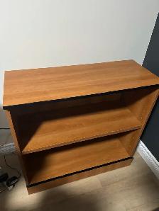 ~Solid Wood & Metal Desk Set w/ Metal Filing Cabinet & Bookcase~ - Photo 4