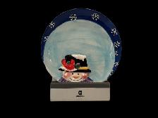Griffin Snowman Decorative Plate