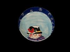 Griffin Snowman Decorative Plate - Photo 4