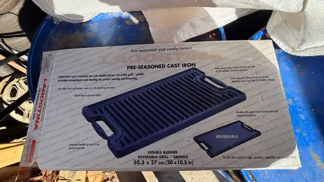 PRE-SEASONED CAST IRON