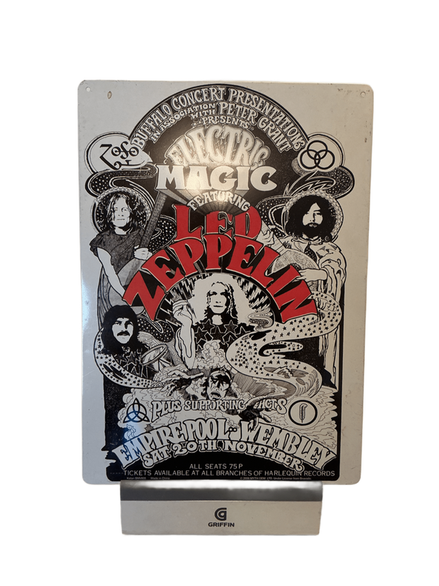 Led Zeppelin Empire Pool Wembley Metal Sign