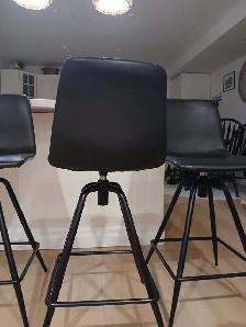Black counter height chairs - Photo 3
