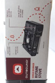 Outbound Single-Burner Butane Camp Stove w/ Butane (#189) - Photo 7