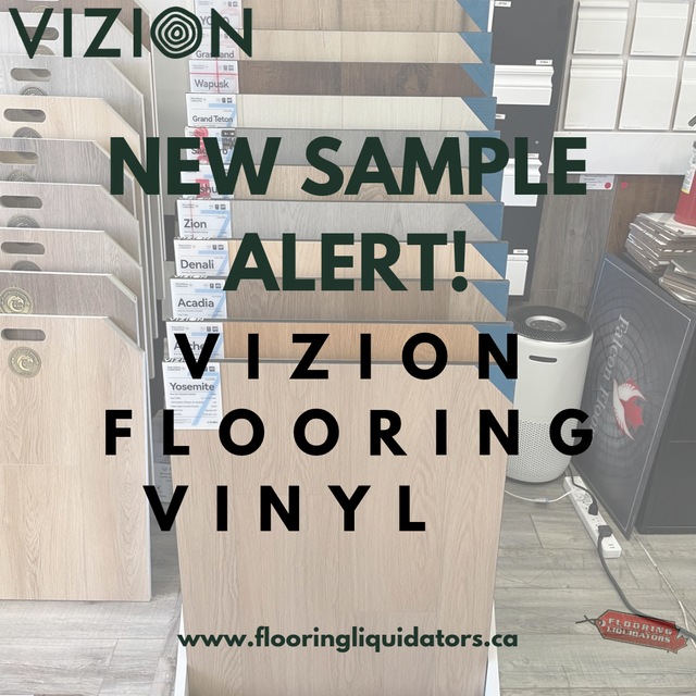 Vizion Flooring Vinyl Sample Alert
