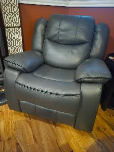 Recling leather  sofa and recling motion   chair