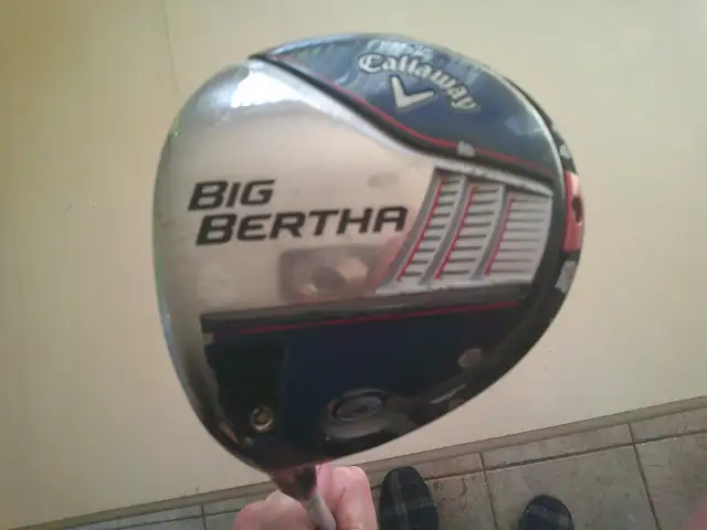 CALLAWAY LEFT HAND GAUCHER BIG BERTHA DRIVER- MITSUBUSHI FOBOBI