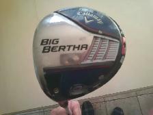 CALLAWAY LEFT HAND GAUCHER BIG BERTHA DRIVER- MITSUBUSHI FOBOBI