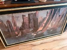 Custom Framed   Canvas Print Paintings - Photo 8