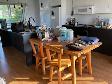 TABLE PIN PINE RUSTIC  AND (5 CHAISES) FOR COTTAGE OR CHALET