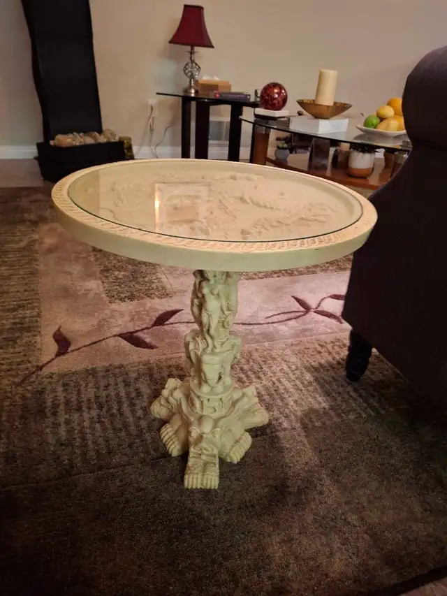 Genuine Crushed Whalebone Table