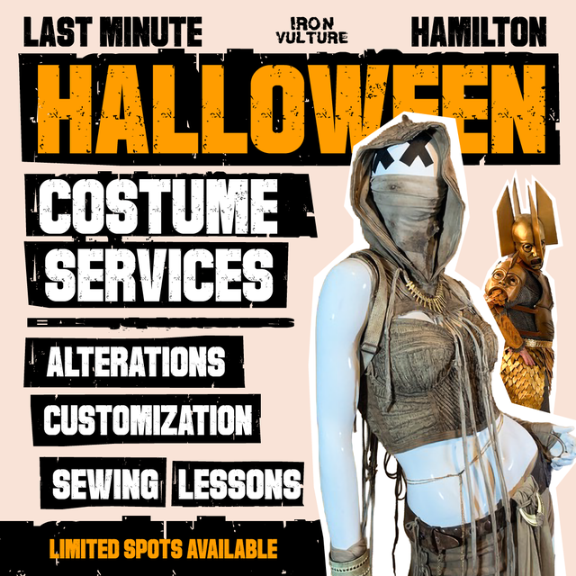 Halloween Costume Services • Professional Costumer • LAST CALL