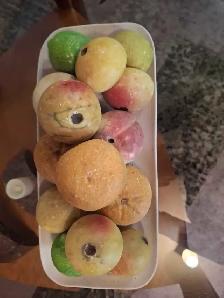 Genuine Italian Alabaster Fruit Bowl Set - Photo 2