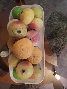 Genuine Italian Alabaster Fruit Bowl Set - Photo 3