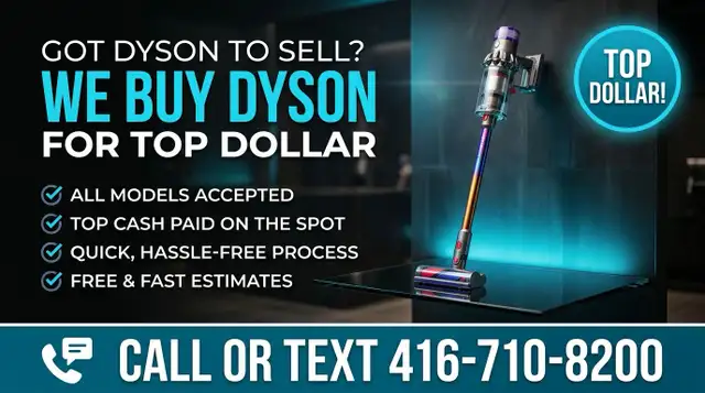 Looking to Sell Your Dyson Styler or Cleaning Machine?