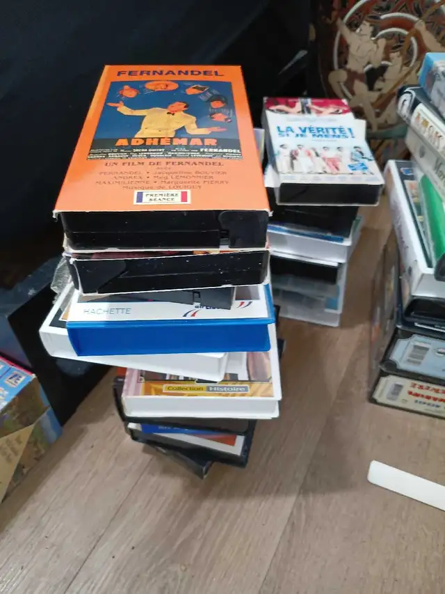 47 casssette video a vendre rapidement et urgent