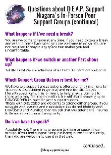 Upcoming In-Person Peer Support Group for DID/OSDD/Plurality - Photo 3