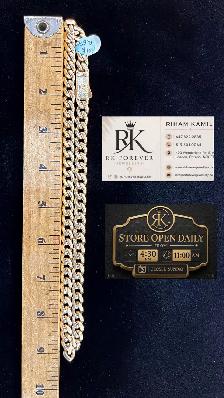 14k  yellow Gold Cuban Chain  # R 67 - Photo 6