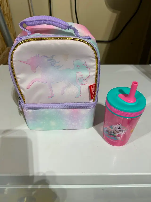 Lunch kit and water bottle