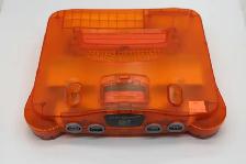 Nintendo N64 Transparent Orange Console w/ Controller (#7996) - Photo 2