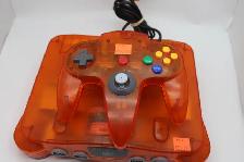Nintendo N64 Transparent Orange Console w/ Controller (#7996) - Photo 5