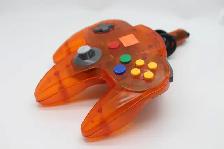 Nintendo N64 Transparent Orange Console w/ Controller (#7996) - Photo 6
