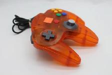 Nintendo N64 Transparent Orange Console w/ Controller (#7996) - Photo 7